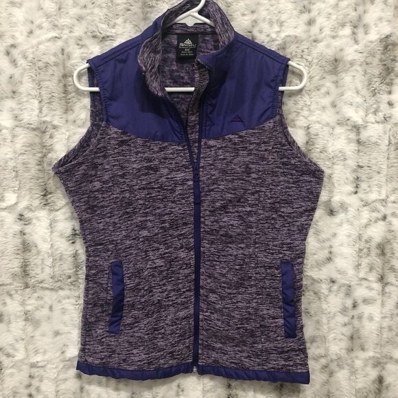 Snozu The Platinum Collection Full Zip Vest, Purple, Size Small - Picture 1 of 9